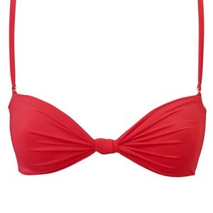 Calzedonia Swimwear red bandeau tie bikini top
